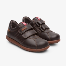 Camper Pelotas Sneakers Dark Brown - Kids Singapore KAIUGN-706